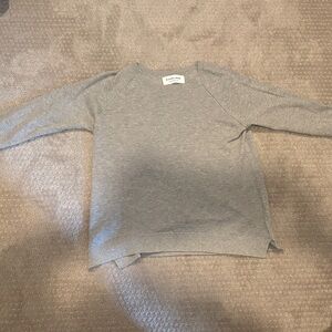 Everlane Light Gray Cashmere/cotton Crewneck Sweater size small